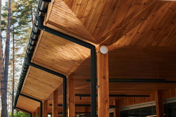 Porch Gutter Installation in Ithaca