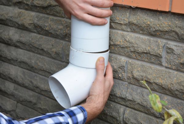 Drainage Downspout Repair in Ithaca